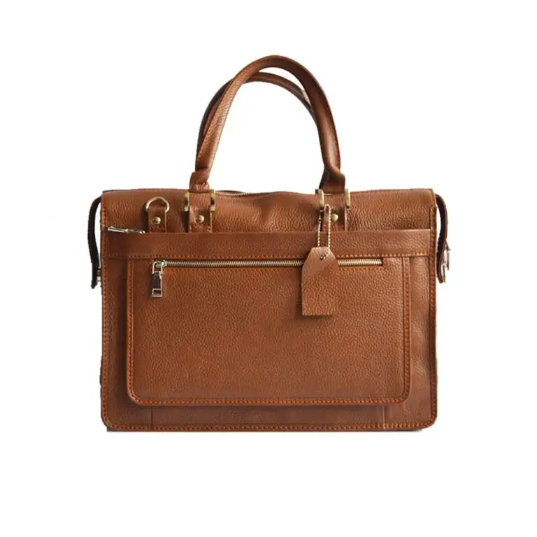 leather_laptop_bags_for_men__Idrees_Leather-768x768 DSLeatherExporter Luxury Leather Office Bag – Elegant & Spacious - Image 1