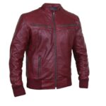 DSLeatherExporter – Red Premium Leather Jacket