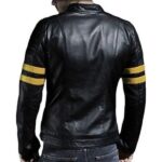 Zafy Classic Slim Fit Black Biker Leather Jacket for Men - Image 7