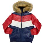 8 Ball Pool Fur Hooded Sheepskin Mens Leather Jacket - Image 5